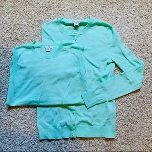 ❌SOLD❌ J.Crew light green  Ensemble Cardigan size XXS